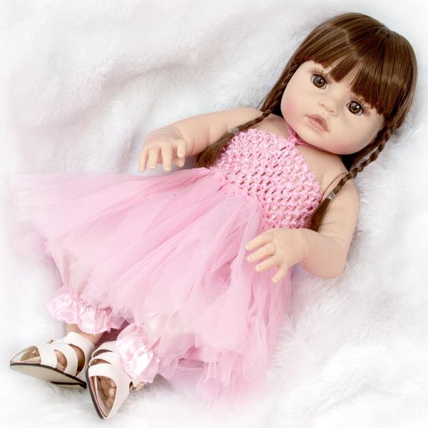 Boneca Reborn Bebê Realista Menina Bailarina Lindos Itens - Cegonha Reborn Dolls Imagem de Boneca Reborn Bebê Realista Menina Bailarina Lindos Itens