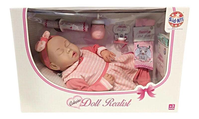 Imagem de Boneca Reborn Coleção Doll Realist Luana - Sid-Nyl