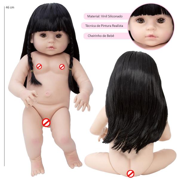 Boneca Reborn de Silicone Girafinha Bolsa Itens Envio 24 hrs - Cegonha Reborn Dolls Imagem de Boneca Reborn de Silicone Girafinha Bolsa Itens Envio 24 hrs