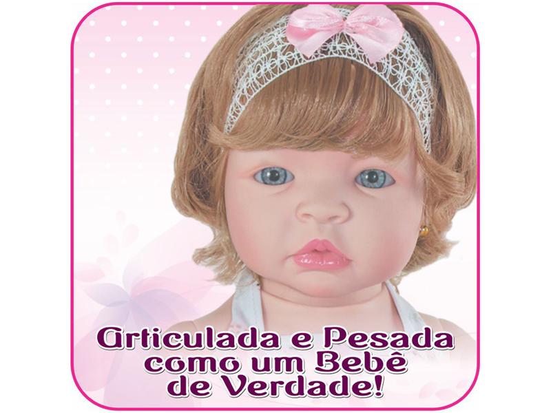 Imagem de Boneca Reborn Doll Realist Kayla com Acessórios