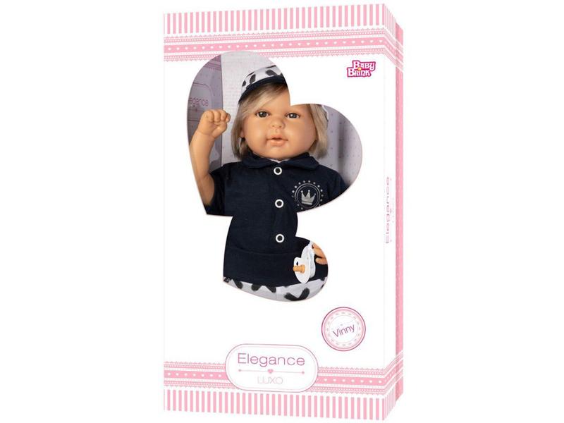 Imagem de Boneca Reborn Elegance Luxo Vinny 45cm - com Acessórios