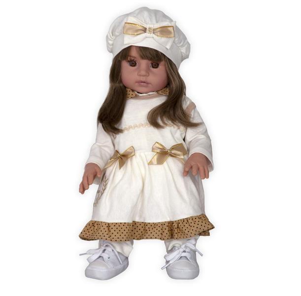 Imagem de Boneca Reborn Infantil Grande Adora Loira 100% Silicone Luxo