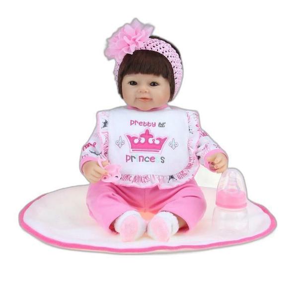 Boneca Reborn Kikita Doll Pretty Princess DLP-01 E - Fênix - Fenix Brinquedos Imagem de Boneca Reborn Kikita Doll Pretty Princess DLP-01 E - Fênix
