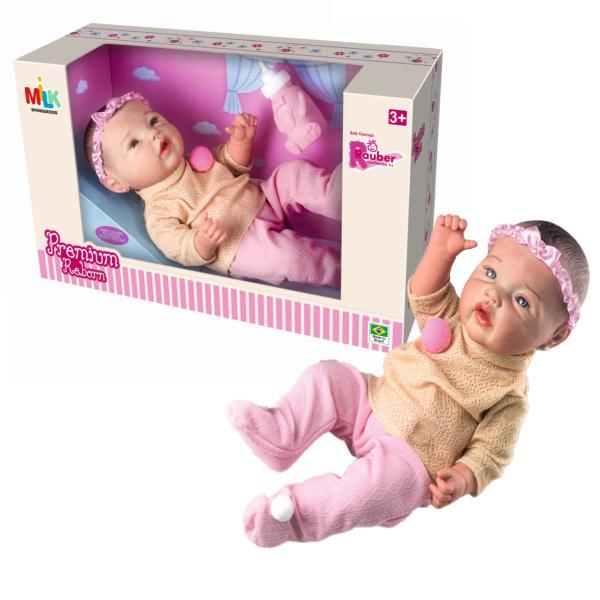 Imagem de Boneca Reborn Menina Super Realista + Canguru Carrega Bebe