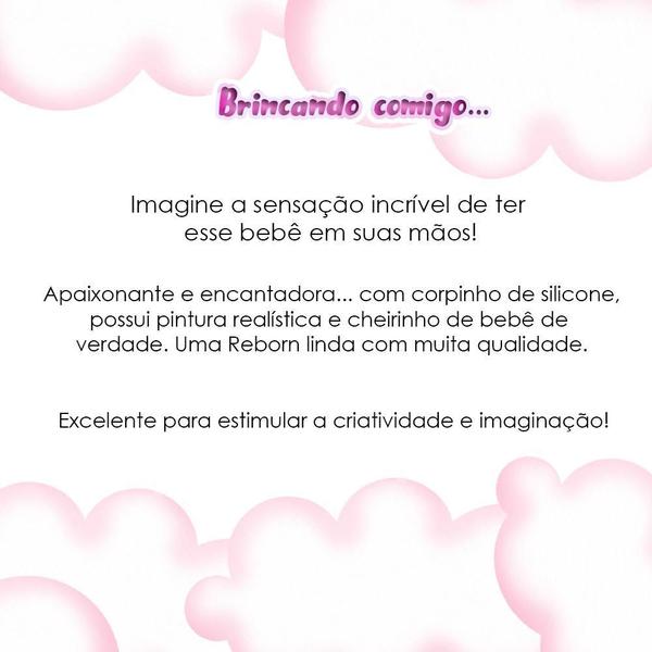Boneca Reborn Recem Nascida Silicone Girafinha Enxoval Luxo - Cegonha Reborn Dolls Imagem de Boneca Reborn Recem Nascida Silicone Girafinha Enxoval Luxo