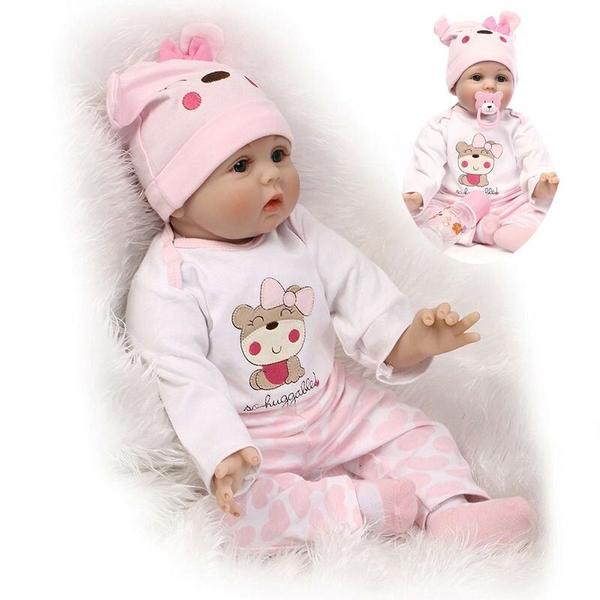 Boneca Reborn Wokex Realistic 16 Silicone Lovely Baby Girl 40c Imagem de Boneca Reborn Wokex Realistic 16 Silicone Lovely Baby Girl 40c