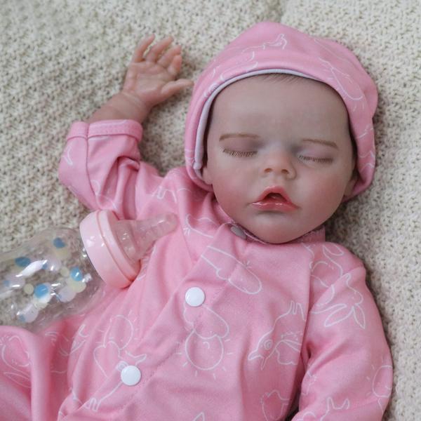 Imagem de Boneca Renascida CHAREX Lifelike Sleeping, realista, menina de 45 cm