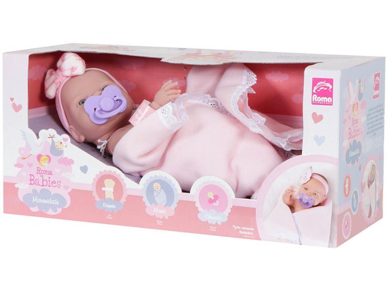 Imagem de Boneca Roma Babies Maternidade - com Acessórios Roma Brinquedos