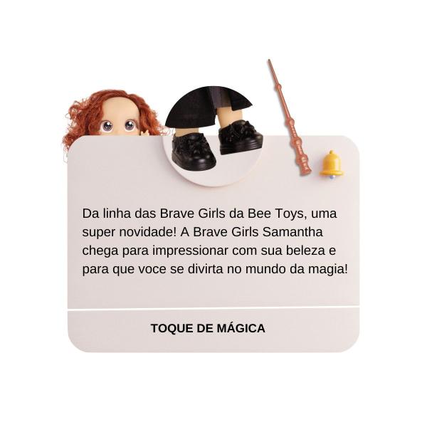 Imagem de Boneca Samantha Feiticeira 30cm Ruiva Mágica Bravezinha Varinha C/ Acess. Harry Potter - Bee