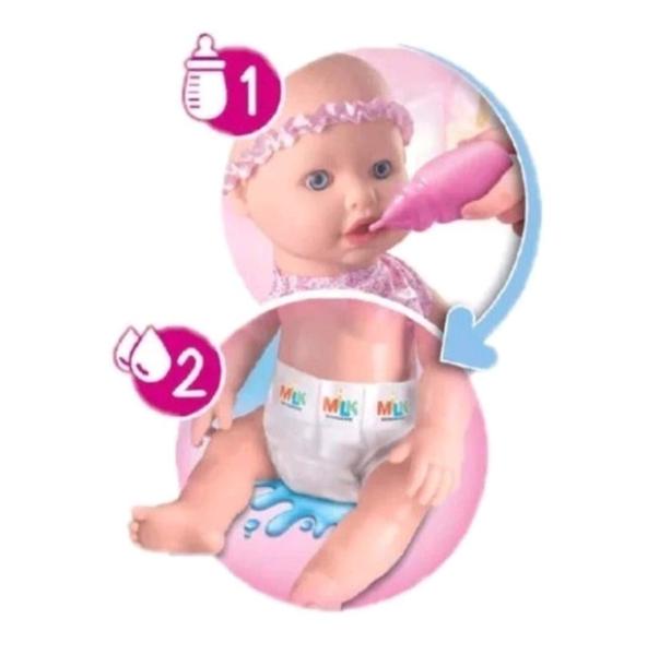 Imagem de Boneca Sapekinha Faz Xixi de Verdade mais bebe conforto passeio Kit