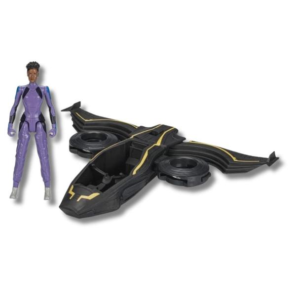 Imagem de Boneca shuri com veiculo pantera negra avengers (f3349) - hasbro