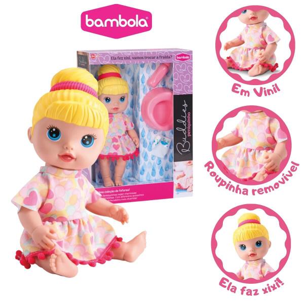 Boneca Sissi Banho Tipo Reborn 41 Cm - BAMBOLA Imagem de Boneca Sissi Banho Tipo Reborn 41 Cm