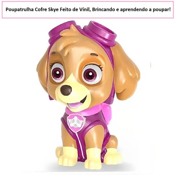 Imagem de Boneca Skye Patrulha Canina Cofre Vínil Poupatrulha 2972 - Líder