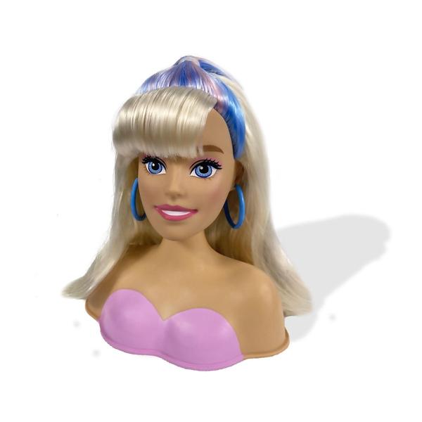 Imagem de Boneca Styling Head Tottaly Hair Loira Barbie Pupee 1245