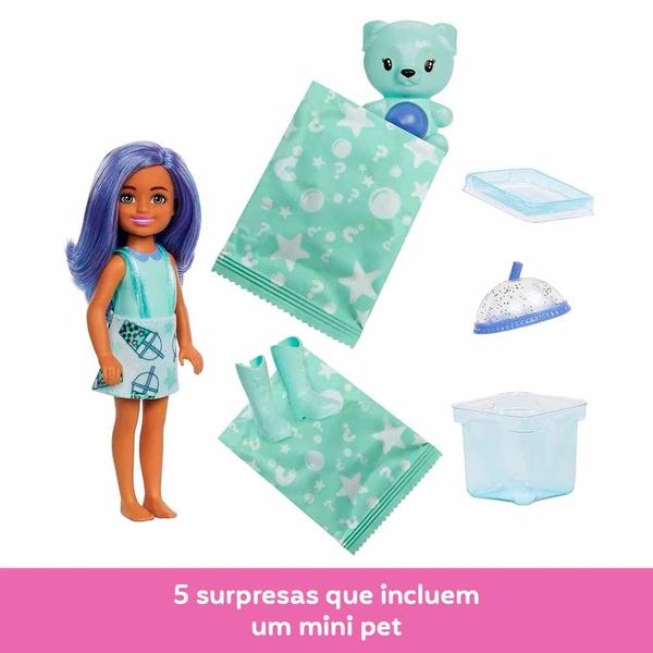 Imagem de Boneca Surpresa - Barbie Chelsea Pop Reveal - Chá - Mattel