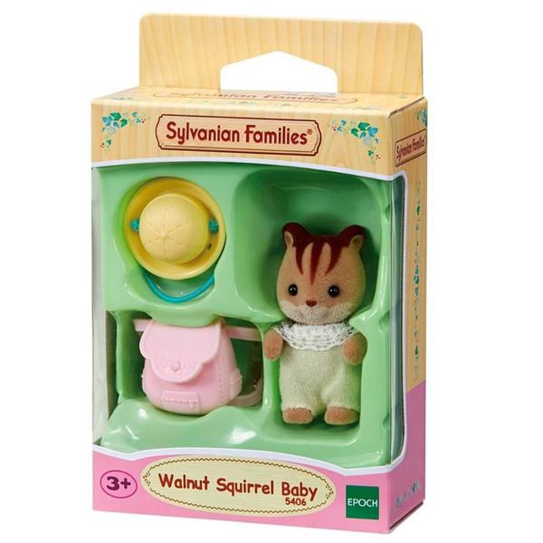 Imagem de Boneca Sylvanian Families Bebê Esquilo Noz - Epoch 5406