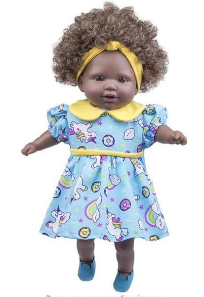 Boneca Tayla Negra 48Cm Vestido Sortido Cotiplas 2881 Imagem de Boneca Tayla Negra 48Cm Vestido Sortido Cotiplas 2881