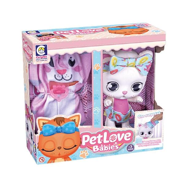 Imagem de Boneca Tigre Pet Love Babies 23Cm Cotiplás - 2636