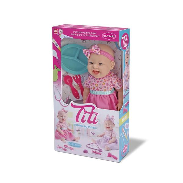 Imagem de Boneca Titi Papinha +3 Anos Bambola Brinquedos