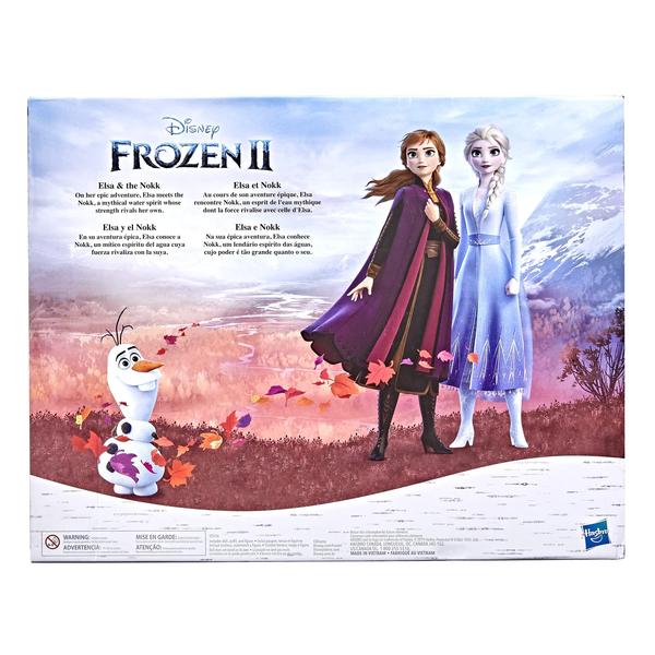 Imagem de Boneca Toy Frozen Disney 2 Elsa e boneco Nokk para crianças a partir de 3 anos