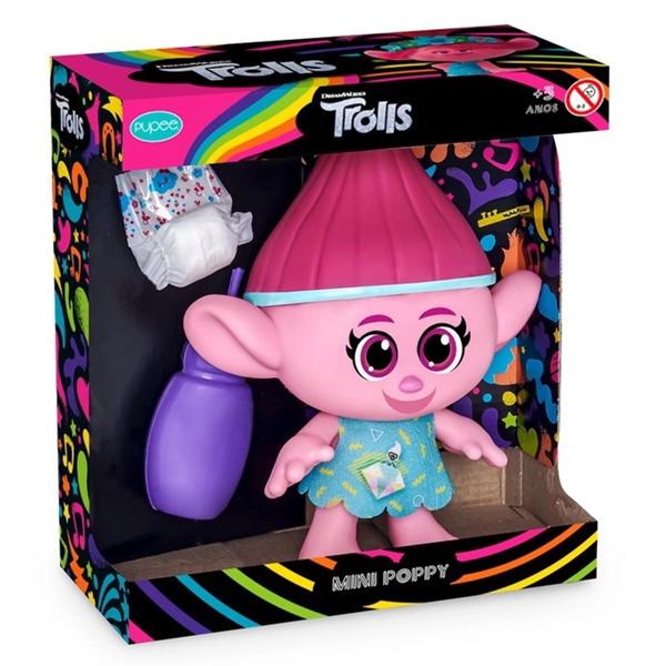 Imagem de Boneca Trolls Mini Poppy Com Acessórios - Pupee