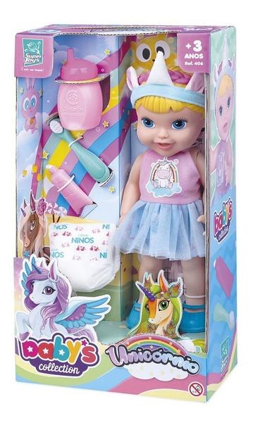 Imagem de Boneca Unicórnio Fofinho Babys Collection Da SuperToys