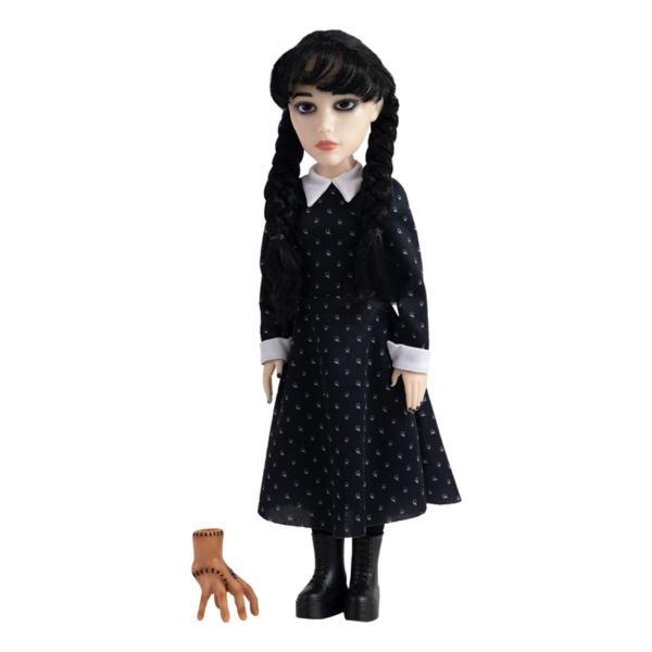 Imagem de Boneca Vandinha Addams + Mãozinha Wandinha Articulada 