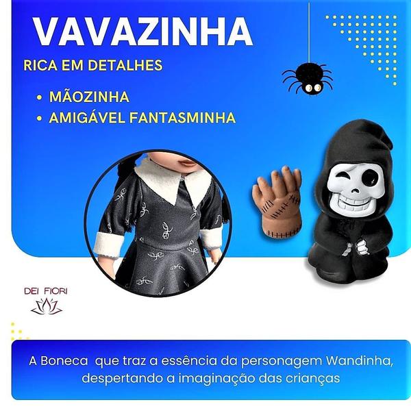 Imagem de Boneca Vavazinha Com Mãozinha E Fantasminha Infantil Menina