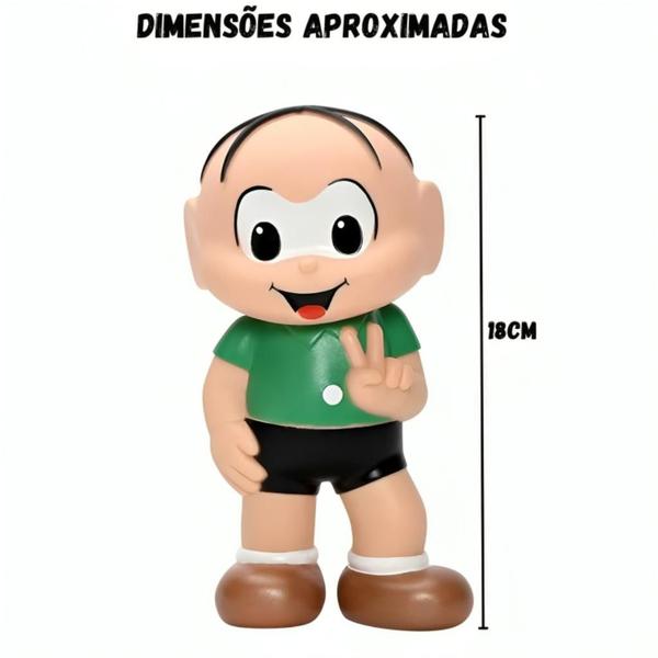 Imagem de Boneca Vinil 18cm Turma da Mônica Colecionável 7324 - Zippytoys