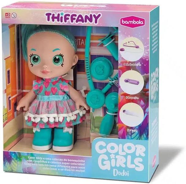 Imagem de Boneca Vinil Color Girls Dodói Thiffany 26cm - Bambola Brinquedos