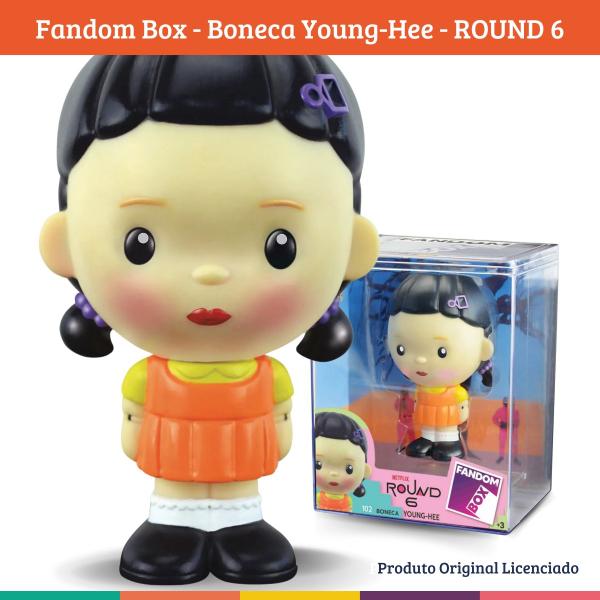 Imagem de Boneca Young-Hee Coleção Round 6 Figura Fandom Box Lider