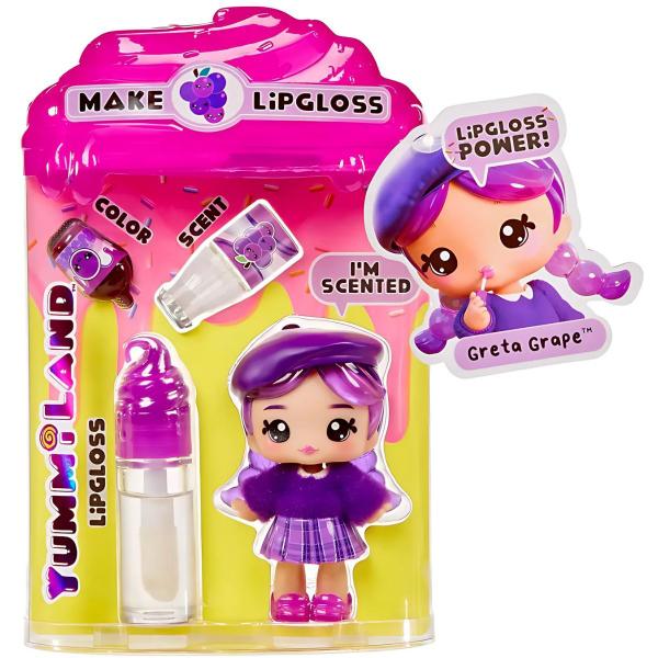 Imagem de Boneca Yummiland Lipgloss Greta Grape 