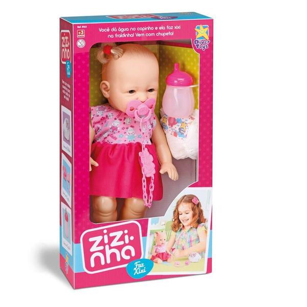 Imagem de Boneca Zizinha Faz Xixi 8163 - Divertoys