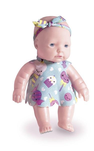 Imagem de Boneca Zuzinha Baby Pequenina Nova Toys Com Mamadeira - Puppe Mattel