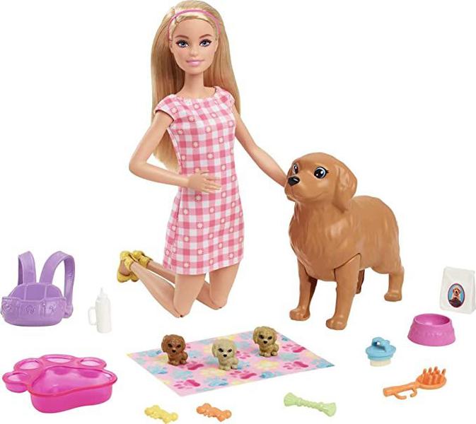 Imagem de Bonecas Barbie - Cachorrinhos Recem Nascidos (HCK75) MATTEL