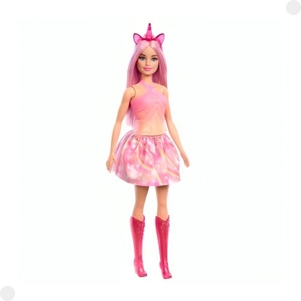 Imagem de Bonecas Barbie Fantasy Princesas Coloridas HRR07 - Mattel