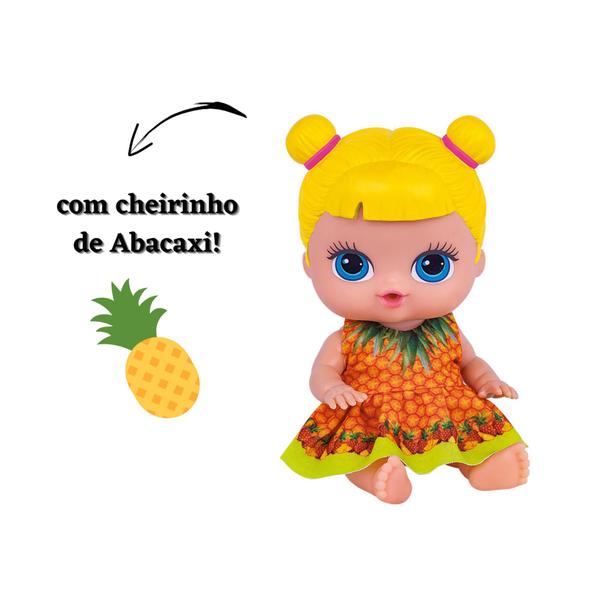 Imagem de Bonecas Coleção Frutinhas Cotiplás Brinquedo Infantil com cheirinho de frutas