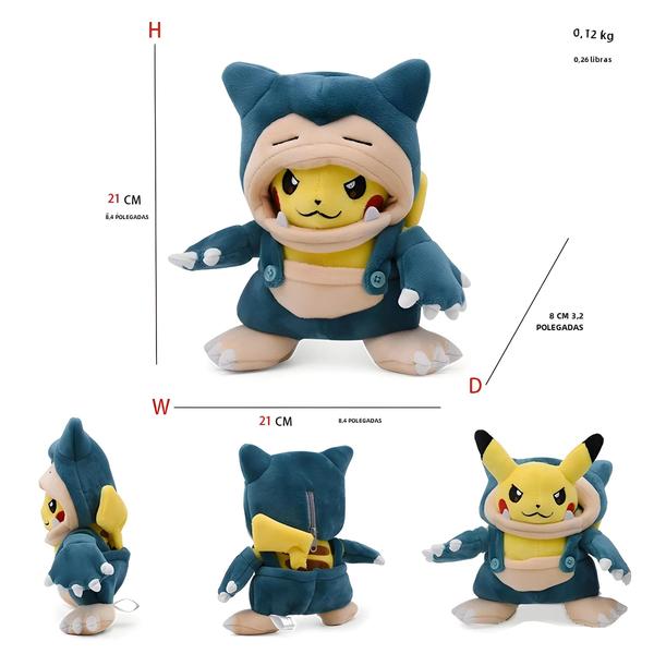 Imagem de Bonecas de Pelúcia Pokémon (20-30cm) - Eevee, Pikachu, Charizard, Lucario