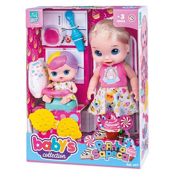 Imagem de Bonecas de Vinil - Babys Collection - Papinha Sapeca - Super Toys