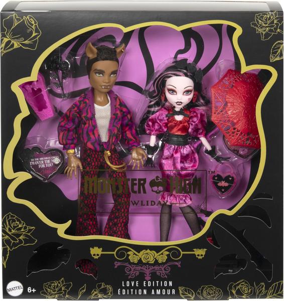 Imagem de Bonecas Monster High Draculaura e Clawd Wolf Howliday Love