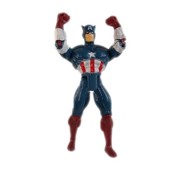 Imagem de Boneco 25Cm Action Figure Capitão America + Mascara 16Cm 2