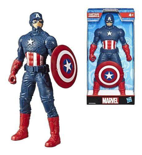 Imagem de Boneco Action Figure Capitão América vingadores olympus 23 cm hasbro