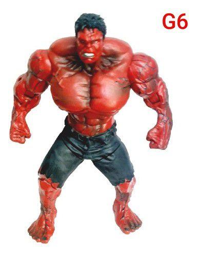 Imagem de Boneco Action Figure Hulk Vermelho Marvel Dts Vingadores