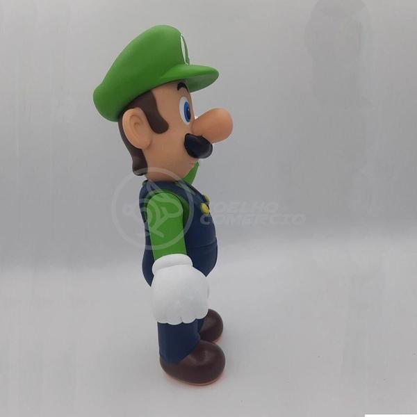 Imagem de Boneco Action Figure Luigi Super Size 23Cm Super Mario