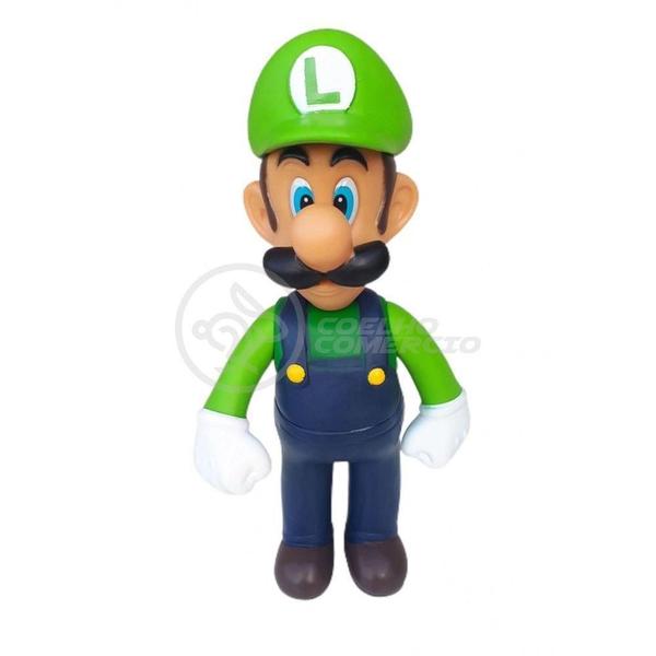 Imagem de Boneco Action Figure Luigi Super Size 23Cm Super Mario