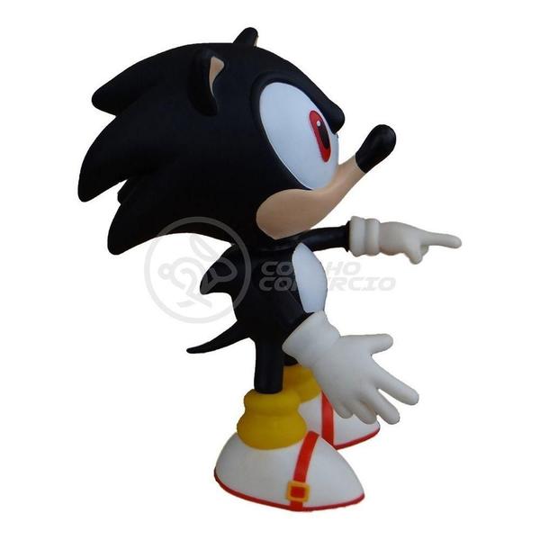 Imagem de Boneco Action Figure Shadow Sonic Black Preto 23Cm Sonic