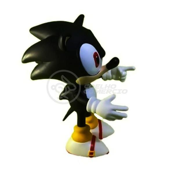 Imagem de Boneco Action Figure Shadow Sonic Black Preto 23Cm Sonic