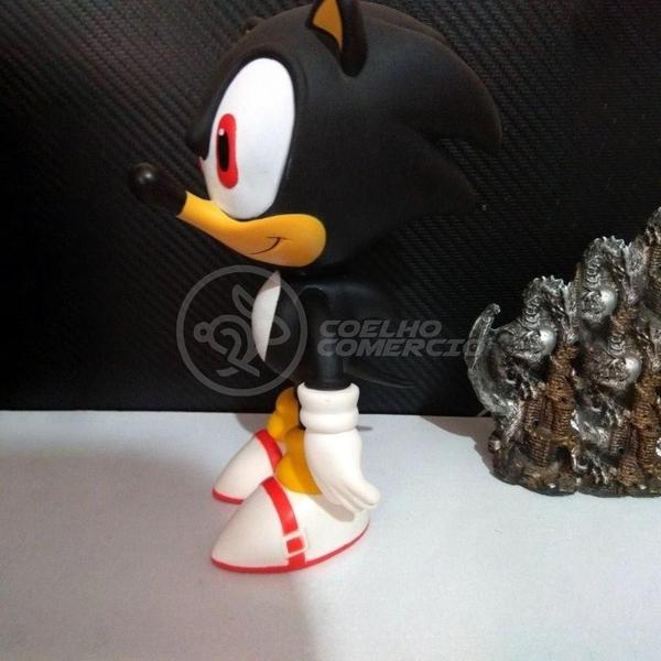 Imagem de Boneco Action Figure Shadow Sonic Black Preto 23Cm Sonic