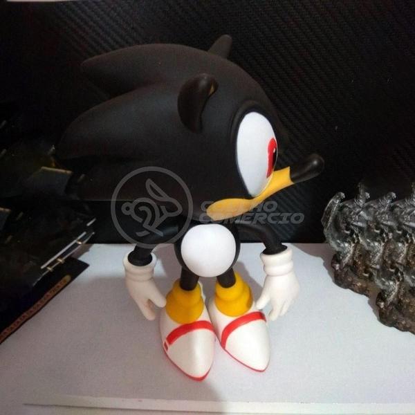 Imagem de Boneco Action Figure Sonic Preto Super Size 23Cm Sonic