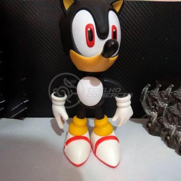 Imagem de Boneco Action Figure Sonic Preto Super Size 23Cm Sonic